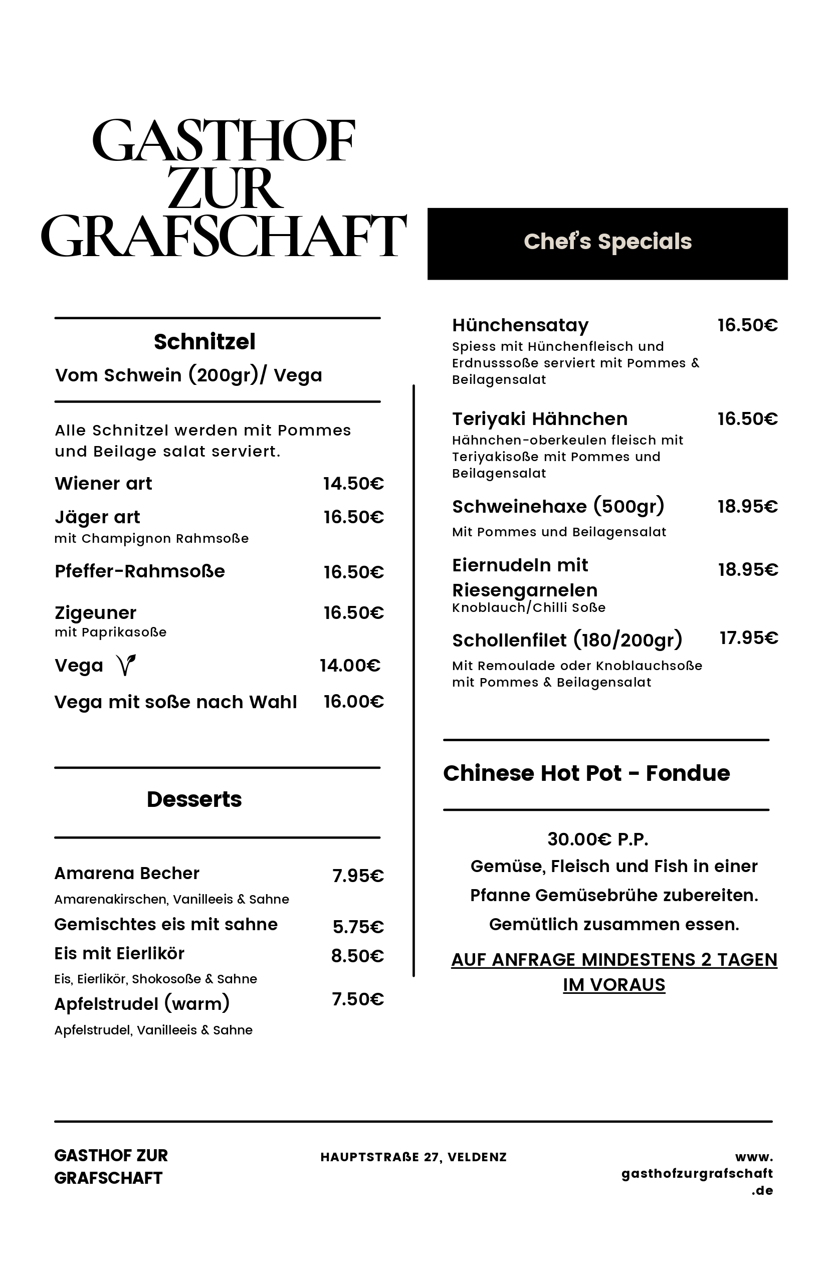 Menukaart 2025 deel 2