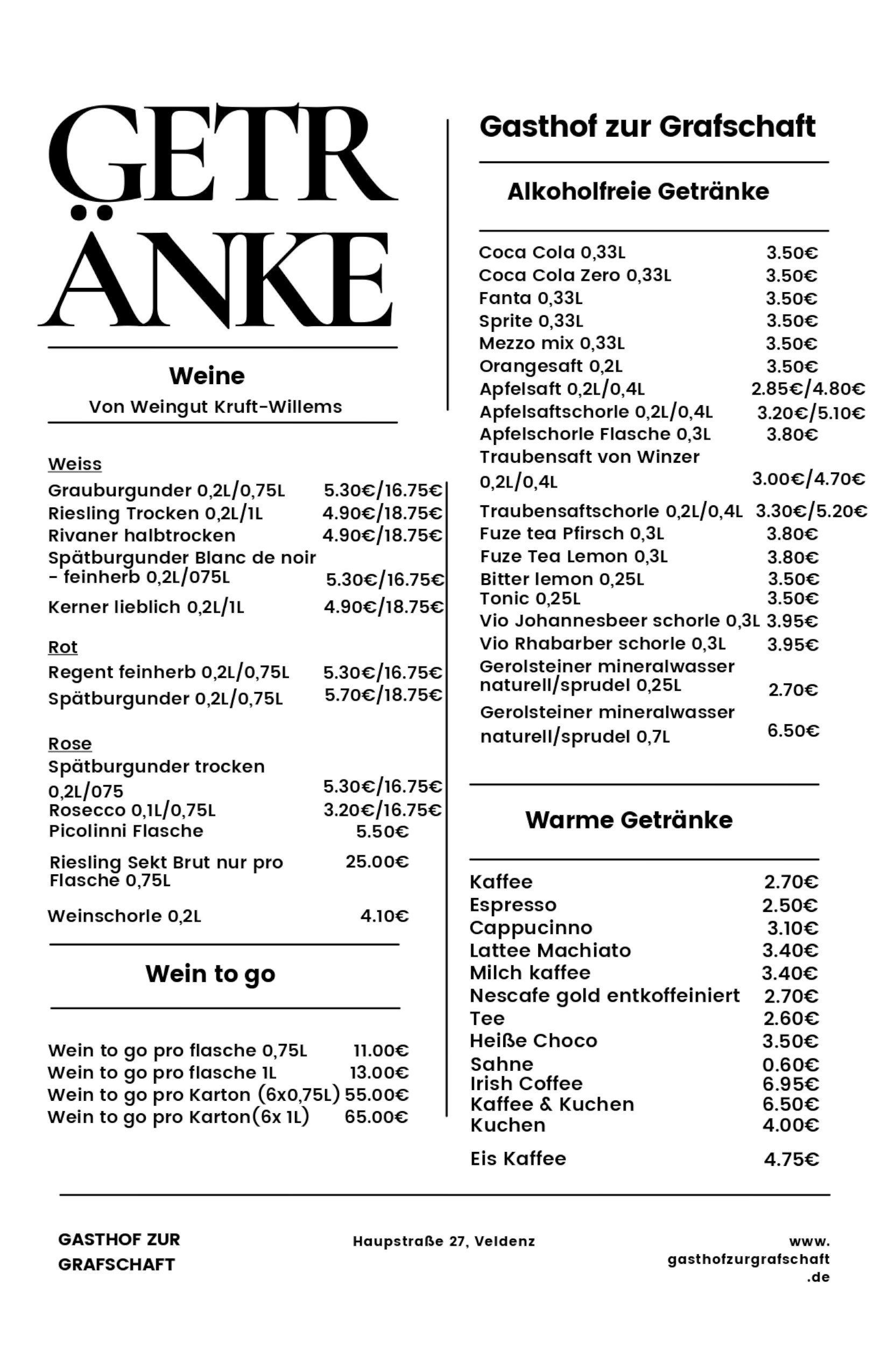 Menukaart 2025 deel 4